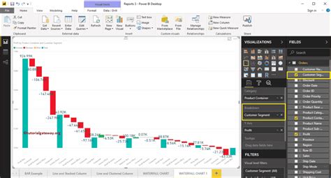 how to remove total from waterfall chart in power bi|How to Customize Waterfall Chart in Power BI .